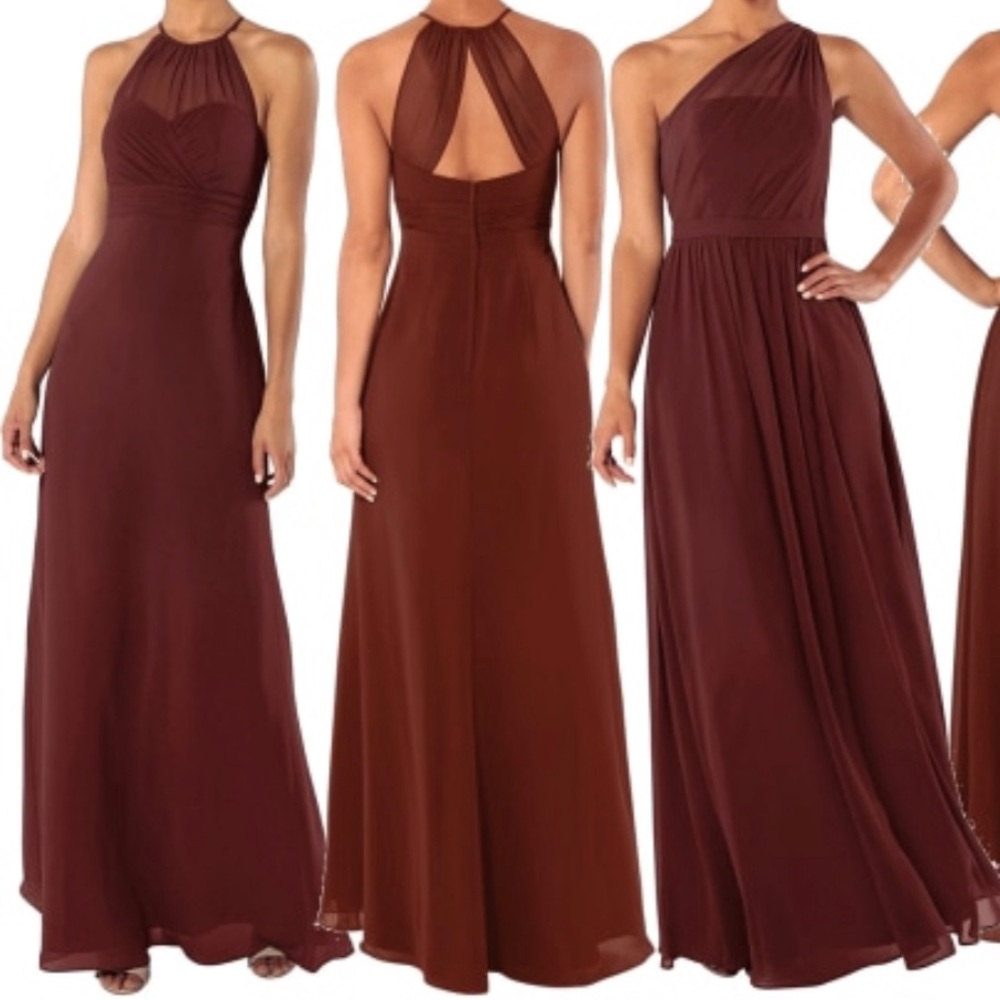 Brideside Carrie Bridesmaid Dress sz 2 in pinot- tags on!